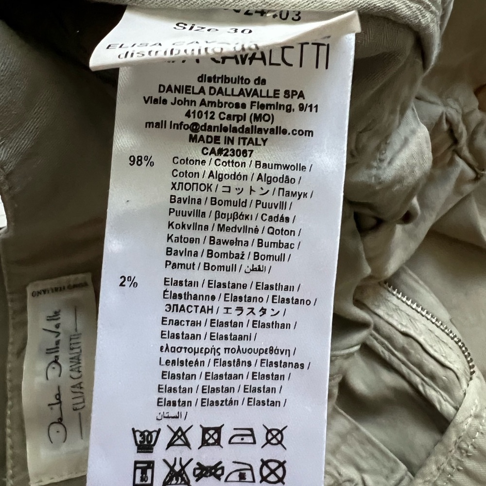 NWT Elisa Cavaletti Fellini Jeans Size 30 - Picture 10 of 10